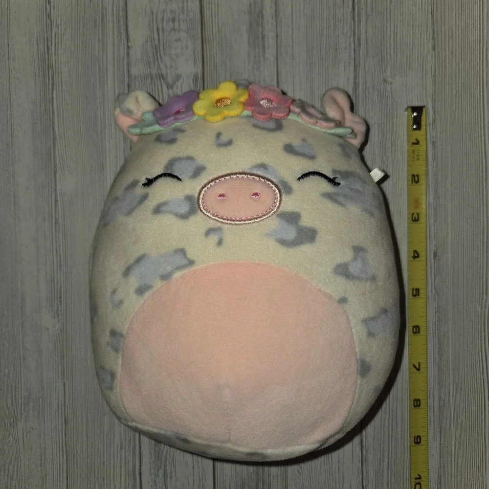 Squishmallows Rosie The Speckled Pig Flower Crown Spotted Plush 8.5 inch Toy